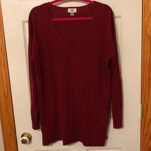Maroon, lightweight sweater